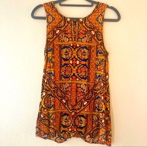 Tank Top - Lucky Brand - High Neck with Open Back